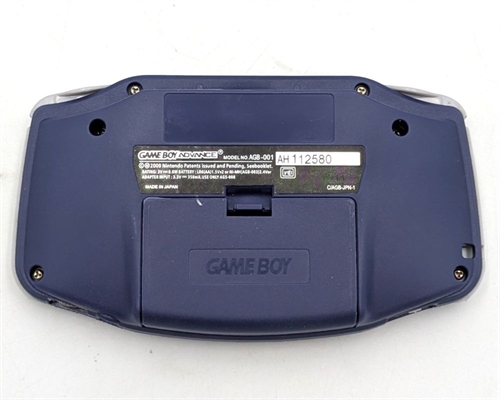 Gameboy Advance - Custom Indigo - Konsol - SNR AH112580 (B Grade) (Genbrug)